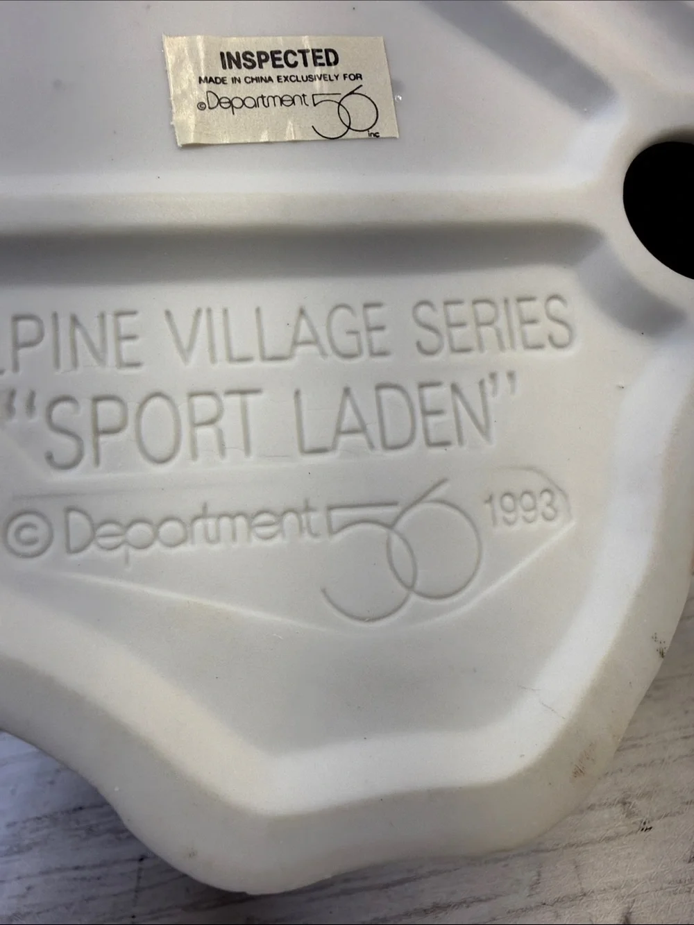 Department 56 “Sport Laden” Heritage Village Collection Alpine Village Series
